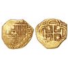 Image 1 : Seville, Spain, cob 1 escudo, 1595 date to right, assayer not visible.