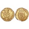 Image 1 : Venice, Italian States, zecchino, Marcantonio Giustinian (1684-88), encapsulated NGC MS 63.