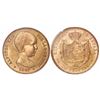 Image 1 : Spain, gold restrike 20 pesetas, Alfonso XIII 1887-PGV (19-62 inside stars), encapsulated PCGS MS66.