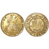 Image 1 : Gilt platinum contemporary counterfeit of a bust 8 escudos of Charles III, 1771, fantasy mintmark an
