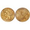 Image 1 : USA (Charlotte mint), $5 Coronet Liberty, 1855-C, from the SS Central America (1857), encapsulated P