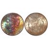 Image 1 : USA (San Francisco mint), $1 Morgan, 1882-S, encapsulated PCGS MS65 with CAC sticker.