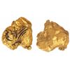 Image 1 : Gold "oro corriente" nugget with circular tax stamp and stamp "C" for Charles I of Spain, 21.41 gram