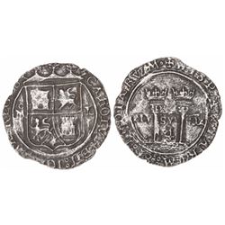 Mexico City, Mexico, 4 reales, Charles-Joanna, "Late Series," assayer L to right, mintmark oM.