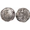 Image 1 : Mexico City, Mexico, cob 8 reales, Philip II or III, assayer not visible but style of F-oD with deno
