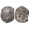 Image 1 : Mexico City, Mexico, cob 8 reales, Philip III, assayer not visible, Grade 3.