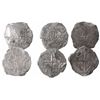 Image 1 : Lot of 3 Mexico City, Mexico, cob 8 reales, Philip III, assayers not visible, Grade 3.