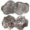 Image 1 : Lot of 2 Mexico City, Mexico, cob 2 reales, Philip III, assayer D (where visible), Grade 3.