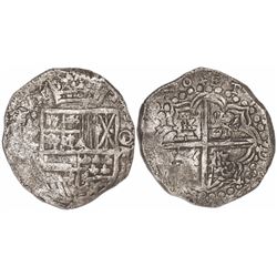 Potosi, Bolivia, cob 8 reales, (16)20T, Grade 1.