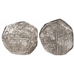 Potosi, Bolivia, cob 8 reales, (1)620T, Grade 2.