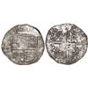 Image 1 : Potosi, Bolivia, cob 8 reales, Philip III, assayer T, quadrants of cross transposed, Grade-1 quality