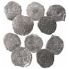Image 1 : Lot of 5 Potosi, Bolivia, cob 8 reales, Philip III, various assayers (where visible), all Grade 2.