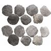 Image 1 : Lot of 7 Potosi, Bolivia, cob 8 reales, Philip III, various assayers (where visible), Grade 3.