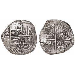 Potosi, Bolivia, cob 4 reales, (1)620T, Grade 1.