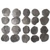 Image 1 : Lot of 10 Potosi, Bolivia, cob 4 reales, Philip II and III, various assayers (where visible), all Gr