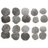 Image 1 : Lot of 10 Potosi, Bolivia, cob 4 reales, Philip II and III, various assayers (where visible), all Gr