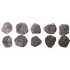 Image 1 : Lot of 5 Potosi, Bolivia, cob 4 reales, Philip III, assayers not visible, Grade 3.