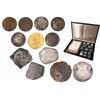Image 1 : Promotional set of 12 coins, as follows: 1 Dutch gold ducat (Utrecht mint, 1724), 2 Dutch silver "ri