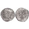 Image 1 : Mexico City, Mexico, cob 4 reales, Philip II, assayer F below oM mintmark to left, denomination 4 to