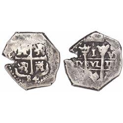 Lima, Peru, cob 1 real, 1684V.
