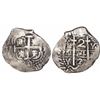 Image 1 : Potosi, Bolivia, cob 2 reales, 1727Y, Louis I, rare.