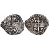 Image 1 : Potosi, Bolivia, cob 1 real, 1654E, PH at top.