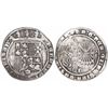 Image 1 : Burgos, Spain, 1 real, Ferdinand-Isabel, pot and cross at end of reverse legend.