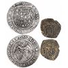 Image 1 : Lot of 2 early Spanish minors: 1R, Toledo, Ferdinand-Isabel; and copper cornado, Pamplona, Charles I
