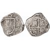 Image 1 : Seville, Spain, cob 4 reales, (16)30, assayer not visible.