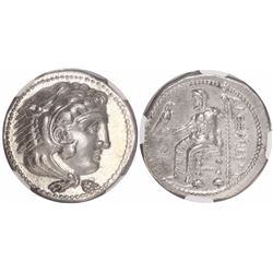 Kings of Macedon, AR tetradrachm, Alexander III ("the Great"), 336-323 BC, lifetime issue, encapsula