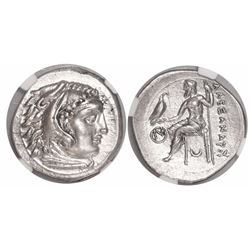 Kings of Macedon, AR drachm, Alexander III ("the Great"), 336-323 BC, early posthumous issue, encaps