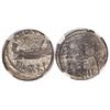 Image 1 : Roman Imperatorial, AR legionary denarius, Marc Antony, 32-31 BC, encapsulated NGC Ch AU, strike 4/5