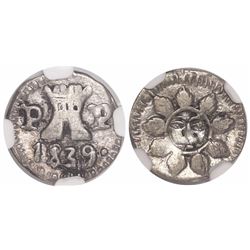 Cordoba, Argentina, 1/4 real, 1839PP, encapsulated NGC VF 30.