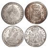 Image 1 : Lot of 2 Potosi, Bolivia, bust 4 reales of Charles III and IV: 1773JR and 1808PJ.