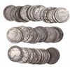 Image 1 : Large lot of 39 Potosi, Bolivia, bust 1 reales, Charles III through Ferdinand VII, various dates.