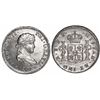 Image 1 : Potosi, Bolivia, bust 1/2 real, Ferdinand VII, 1821PJ.