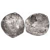 Image 1 : Brazil, 600 reis, Afonso VI, crowned-600 countermark (1663) on a Potosi, Bolivia, cob 8 reales, 1657