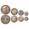 Image 1 : Brazil, complete set of 4 silver coins (4000, 2000, 1000 and 400 reis), 1900, 400th Anniversary of t