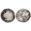 Image 1 : Santiago, Chile, bust 2 reales, Charles III, 1788DA, flipover double-strike (unique error).