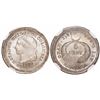 Image 1 : Bogota, Colombia, 5 centavos, 1880, encapsulated NGC MS 66, tied for finest known in NGC census.