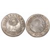 Image 1 : Costa Rica, 1/2 real, "lion" countermark (Type VI, 1849-57) on a Costa Rica (Central American Republ