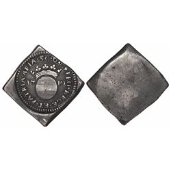 France, siege of Aire sur la Lys, uniface 50 sols, Louis XIV, 1710, rare.