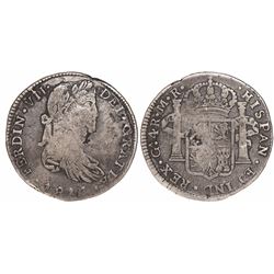 Guadalajara, Mexico, bust 4 reales, Ferdinand VII, 1814MR.