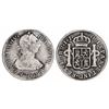 Image 1 : Lima, Peru, bust 2 reales, Charles IV transitional (bust of Charles III, ordinal IV), 1790IJ, "R2" e