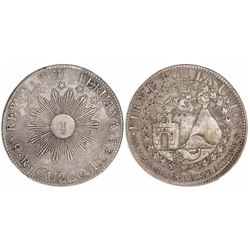 Cuzco, Peru, 8 reales, 1839MS.