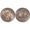 Image 1 : Switzerland, copper-nickel 10 rappen, 1922-B, encapsulated PCGS MS68 (old green tag).