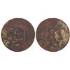 Image 1 : Tobago (British administration) 1-1/2 pence ("black dogg"), TB/o countermark (1798) on a French Guia