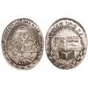 Image 1 : Potosi, Bolivia, oval silver medal, post-1825, Constitution, rare, ex-Derman collection.
