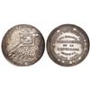 Image 1 : Callao, Peru, large silver medal, 1870, Callao harbor dam.