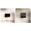 Image 1 : Small section of wooden timber inside an acrylic cube signed by archeologist Margaret Rule, very rar